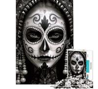 Puzzle da 1000 pezzi per adolescenti La Catrina donna ideale come regalo di compleanno o di Natale per donne giocattolo fai-da-te per maggiori di 14 anni (50x75cm)
