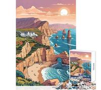 Puzzle da 1000 pezzi per adolescenti la costa dei Dodici Apostoli giocattolo educativo fantastici regali e giocattoli giochi rilassanti che aiutano a esercitare il cervello dimensioni 50x75cm