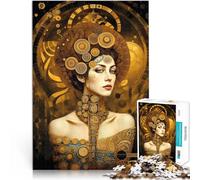 Puzzle da 1000 pezzi per adolescenti La divina principessa Klimt Riduzione dello stress interessante Collezione di artisti, Belle arti 38x26cm