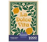Puzzle Da 1000 Pezzi Per Adolescenti La Dolce Vita Lemon Art Puzzle Per Adulti Gioco Rompicapo Difficile Divertente Attività A Casa 52x38cm/1000pcs