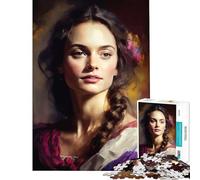 Puzzle da 1000 pezzi per adolescenti "La donna pittrice" gioco pratico che stimola l'intelligenza e crea dipendenza un'ottima idea regalo per le donne (dimensioni 38x52cm)