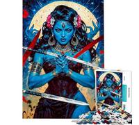 Puzzle da 1000 pezzi per adolescenti "La Fiamma Nera della Creazione" Puzzle per adulti Gioco rilassante Decorazione da parete Sfida educativa (Dimensioni 38x52cm)