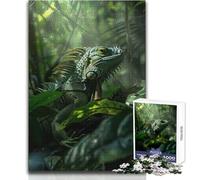 Puzzle da 1000 pezzi per adolescenti La maestà della giungla Rompicapo Giochi per famiglie Idee regalo per la decorazione della casa Dimensioni 50x75cm