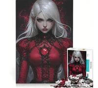 Puzzle da 1000 pezzi per adolescenti "La maga del sangue cremisi", gioco rilassante, difficile e stimolante, regalo di compleanno, regalo 50x75cm