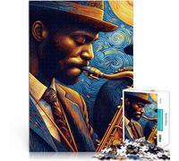 Puzzle da 1000 pezzi per adolescenti La magia del jazz 8 Gioco di famiglia antistress sfida difficile Giocattoli per la decorazione della casa 75x50cm