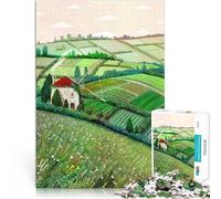 Puzzle da 1000 pezzi per adolescenti La mia fattoria per il giocattolo di sfida del gioco educativo con poster abbinato e foglio di quiz 75x50cm