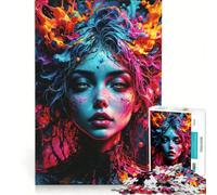 Puzzle da 1000 pezzi per adolescenti "La mia mente esplode", giochi educativi, corsa a tempo, collezione d'artista, belle arti 38x26cm