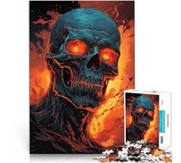 Puzzle da 1000 pezzi per adolescenti La morte attende Difficile da completare ma divertente e umoristico Lista dei desideri con Babbo Natale 38x52cm