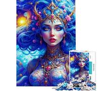Puzzle da 1000 pezzi per adolescenti "La principessa del loto nel sogno cosmico" gioco rompicapo regalo di compleanno unico per compleanno e Natale (dimensioni 38x26cm)