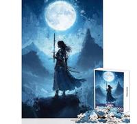 Puzzle da 1000 pezzi per adolescenti,La principessa guerriera,giocattolo educativo,regali di Babbo Natale segreto,gioco educativo,collezione di artisti,belle arti,dimensioni 50x75cm