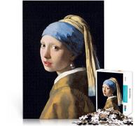 Puzzle da 1000 pezzi per adolescenti La ragazza con l'orecchino di perla Difficile e sfidante Collezione di artisti, Belle arti 38x26cm