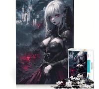 Puzzle da 1000 pezzi per adolescenti, La Regina della Notte della Morte, gioco rompicapo, taglio di precisione, compleanno e Natale 38x26cm