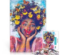 Puzzle da 1000 pezzi per adolescenti La regina delle farfalle Gioco intellettuale giocattolo Migliorare l'amore tra le coppie 75x50cm