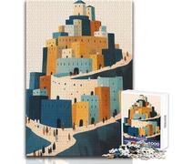 Puzzle da 1000 pezzi per adolescenti La Torre di Babele Bellissimo gioco di design Migliora la memoria Regalo di compleanno Dimensioni 38x26cm