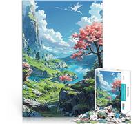 Puzzle da 1000 pezzi per adolescenti Laghi mistici per il giocattolo di sfida del gioco educativo Decorazioni e regali unici per la casa 52x38cm