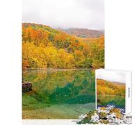 Puzzle da 1000 pezzi per adolescenti Lago nella valle di Szalajka Giochi rilassanti Decorazione per la casa Giocattoli per la decorazione della casa Interazione genitore-figlio (50x75cm)