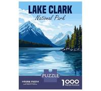 Puzzle Da 1000 Pezzi Per Adolescenti Lake Clark National Park Puzzle Per Adulti Gioco Rompicapo Modello Di Assemblaggio Regali Per Amici E Familiari 52x38cm/1000pcs