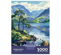 Puzzle Da 1000 Pezzi Per Adolescenti Lake District National Park Puzzle Per Adulti Giocattolo Decorazione Da Parete Taglio Di Precisione Sfida Educativa 38x26cm/1000pcs