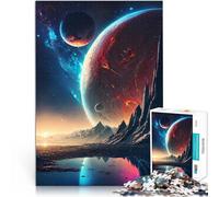 Puzzle da 1000 pezzi per adolescenti L'alba di un nuovo pianeta Giochi educativi Decorazione della casa offerte come regali per tutta la famiglia 38x26cm