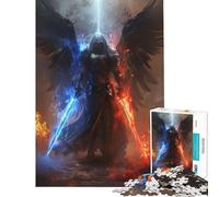 Puzzle da 1000 pezzi per adolescenti "L'Angelo Oscuro" gioco pratico che stimola l'intelligenza e crea dipendenza un'ottima idea regalo per donne (dimensioni 38x26cm)