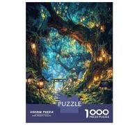 Puzzle Da 1000 Pezzi Per Adolescenti Lantern Path of The Spirit Grove Puzzle Per Adulti Gioco Pratico Vacanza A Casa Passa Il Tempo Aiuta Ad Allenare Il Cervello 38x26cm/1000pcs