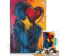 Puzzle da 1000 pezzi per adolescenti "L'arte dell'amore", gioco educativo, sfida impegnativa, regalo di compleanno e unico 38x52cm