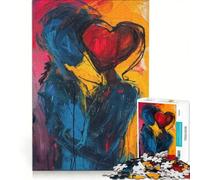 Puzzle da 1000 pezzi per adolescenti "L'arte dell'amore", gioco educativo, sfida impegnativa, regalo di compleanno e unico 50x75cm