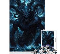 Puzzle da 1000 pezzi per adolescenti L'ascesa del Leviatano Decorazione per la casa Giocattoli Regalo Compleanno Gioco pratico con poster abbinato e foglio di quiz Dimensioni 38x52cm