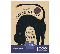 Puzzle Da 1000 Pezzi Per Adolescenti Le Chat Noir Puzzle Per Adulti Gioco Per Famiglie Un'opera D'arte Regali Unici Per Compleanni E Occasioni Speciali 38x26cm/1000pcs