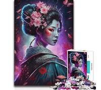 Puzzle da 1000 pezzi per adolescenti, le tradizioni delle geishe persistono, giocattolo, gioco intellettuale, un'opera d'arte, giocattoli antistress, 50x75cm (1000 pezzi)