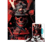 Puzzle da 1000 pezzi per adolescenti leggendario puzzle del samurai sanguinario per adulti gioco rompicapo un'opera d'arte regalo di Natale e compleanno (dimensioni 50x75cm)