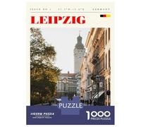 Puzzle Da 1000 Pezzi Per Adolescenti Leipzig Germany Travel Art Puzzle Per Adulti Gioco Pratico Analisi E Logica Regalo Di Compleanno, Regali, 70x50cm/1000pcs