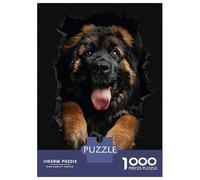 Puzzle Da 1000 Pezzi Per Adolescenti Leonberger Dog Puzzle Per Adulti Giochi Per Famiglie Un'opera D'arte Regali Unici Per Compleanno E Natale 52x38cm/1000pcs