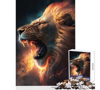 Puzzle da 1000 pezzi per adolescenti leone celeste giocattolo decorazione da parete regali di Babbo Natale segreto gioco pratico per migliorare l'amore tra coppie dimensioni 38x52cm