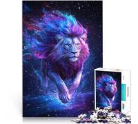 Puzzle da 1000 pezzi per adolescenti Leone Cosmico Giocattolo educativo intellettuale decomprimente Migliorare l'amore tra le coppie 38x26cm