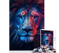 Puzzle da 1000 pezzi per adolescenti Leone Misterioso Giocattoli fai da te Ottimi regali e giocattoli Gioco educativo Aiuta l'esercizio del cervello Dimensioni 38x26cm