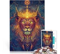 Puzzle da 1000 pezzi per adolescenti leone sacro per il giocattolo di sfida del gioco educativo Lista dei desideri con Babbo Natale 75x50cm