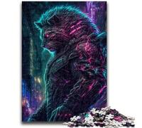 Puzzle da 1000 pezzi per adolescenti Leone Umano dai 14 anni in su Gioco impossibile Regalo di compleanno di Natale 50x75cm