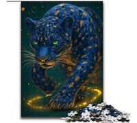 Puzzle da 1000 pezzi per adolescenti, leopardo della giungla, analisi e logica con pezzi completamente interconnessi di forma casuale, per bambini dai 14 anni in su (dimensioni 26x38cm)