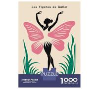 Puzzle Da 1000 Pezzi Per Adolescenti Les Figures De Ballet Art Print Puzzle Per Adolescenti Gioco Rompicapo Un'opera D'arte Divertimento A Casa Attività, 70x50cm/1000pcs