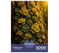 Puzzle Da 1000 Pezzi Per Adolescenti Lichen on Tree Bark Puzzle Per Adolescenti Gioco Pratico Un'opera D'arte Regali Unici Per Compleanno E Natale 70x50cm/1000pcs