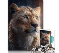 Puzzle da 1000 pezzi per adolescenti Liger sotto la pioggia, 1000 pezzi per adulti, ideale come regalo per tutta la famiglia, dai 14 anni in su (50x75cm)