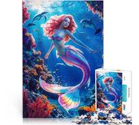 Puzzle da 1000 pezzi per adolescenti L'incanto della sirena Sfida di gioco educativo giocattolo Collezione di artisti, Belle arti 38x26cm