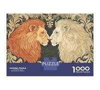 Puzzle Da 1000 Pezzi Per Adolescenti Lion William Morris Art Puzzle Per Adulti Giocattoli Fai Da Te Taglio Di Precisione Aiutano Ad Allenare Il Cervello 70x50cm/1000pcs