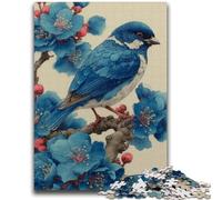 Puzzle da 1000 pezzi per adolescenti Little Blue Bird 1000 pezzi per adolescenti, giocattoli da gioco Ogni pezzo è unico - Gioco divertente e stimolante per tutta la famiglia (26x38cm)