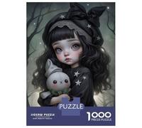 Puzzle Da 1000 Pezzi Per Adolescenti Little Witch Puzzle Per Adulti Giocattolo Decorazione Da Parete Modello Da Assemblare Divertimento Attività A Casa, 52x38cm/1000pcs