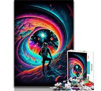 Puzzle da 1000 pezzi per adolescenti L'occhio dello spazio Puzzle da 1000 pezzi giocattolo educativo antistress regalo per amici e familiari 75x50cm