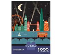 Puzzle Da 1000 Pezzi Per Adolescenti London City (3) Puzzle Per Adulti Gioco Pratico Assemblaggio Di Modelli Regali Unici Per Compleanni E Occasioni Speciali 38x26cm/1000pcs