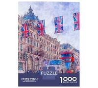 Puzzle Da 1000 Pezzi Per Adolescenti London UK Puzzle Per Adulti Gioco Pratico Assemblaggio Di Modelli Regali Unici Per Compleanni E Occasioni Speciali 38x26cm/1000pcs
