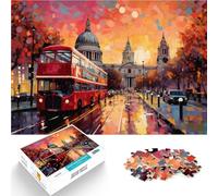 Puzzle da 1000 pezzi per adolescenti Londra al tramonto Giocattoli educativi per l'apprendimento Giochi per famiglie Regalo divertente 52x38cm